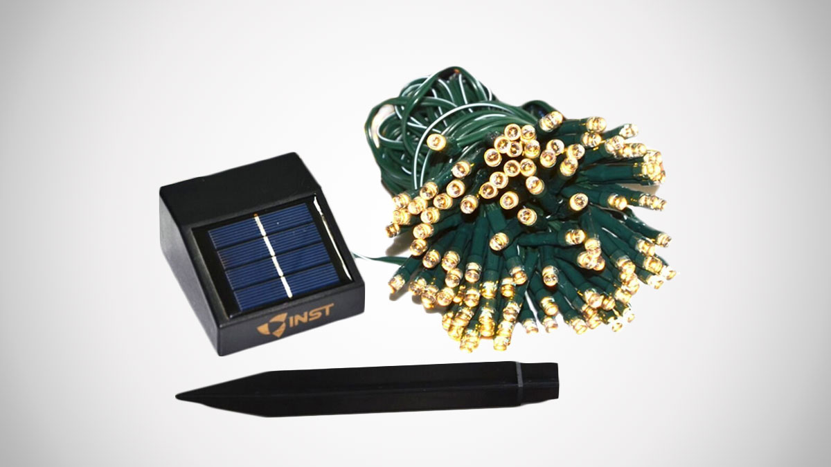 Solar Christmas Lights by INST