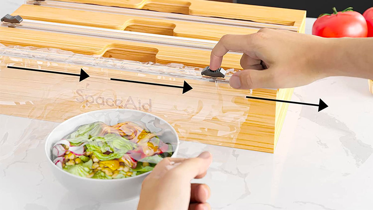 SpaceAid WrapNeat 3in1 Kitchen Wrap Saver