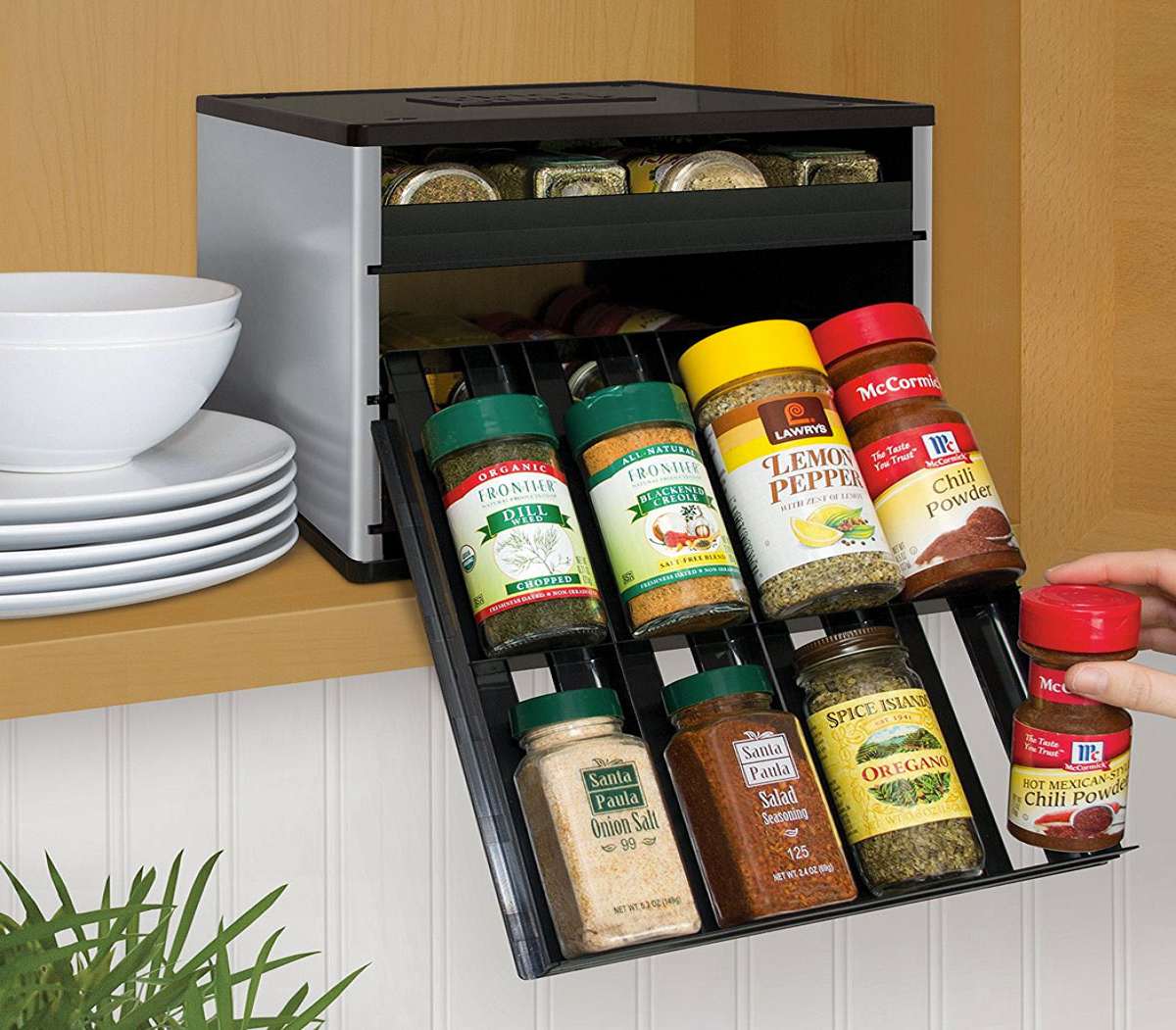 SpiceStack Tiered Spice Storage System