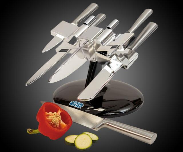 XWing Knife Block Galactic Kitchen Set