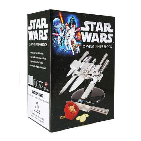 XWing Knife Block Galactic Kitchen Set