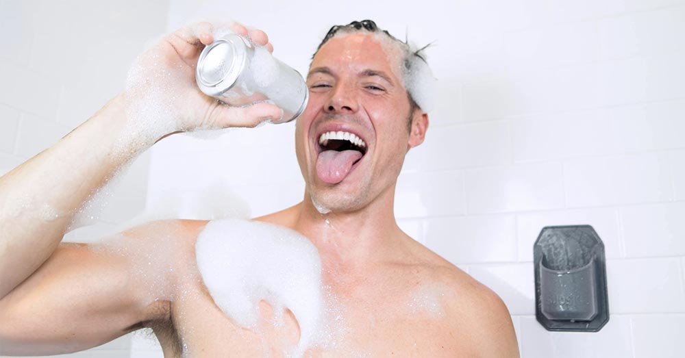 Sudski Shower Beer Holder for Glossy Surfaces