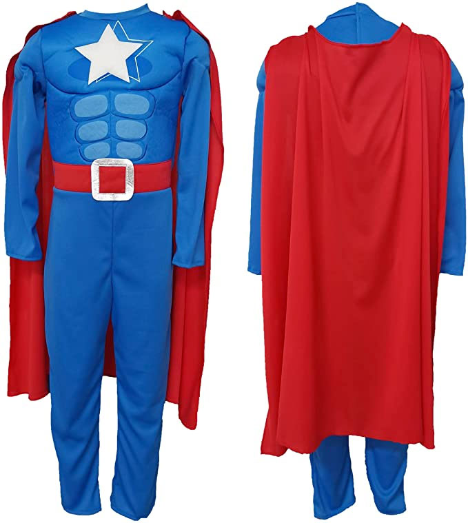 Kids Superhero Weighted Cape Costume