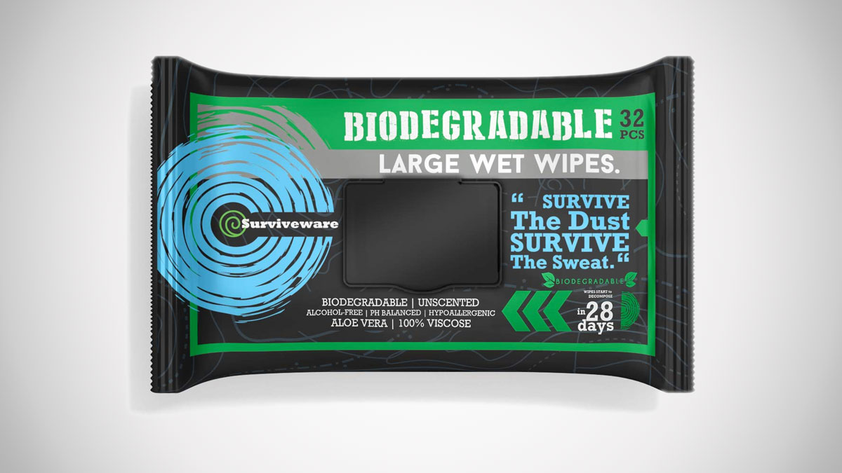 Surviveware EcoFriendly Multipurpose Wipes