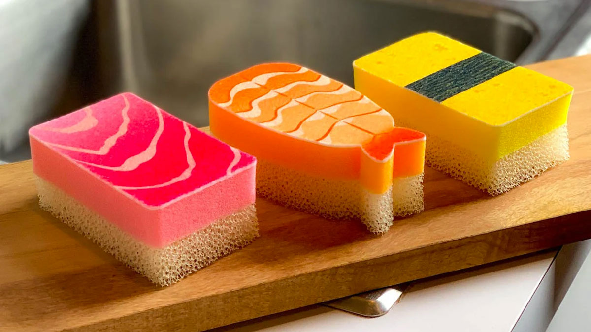 Freds Washabi Sushi Dish Sponges