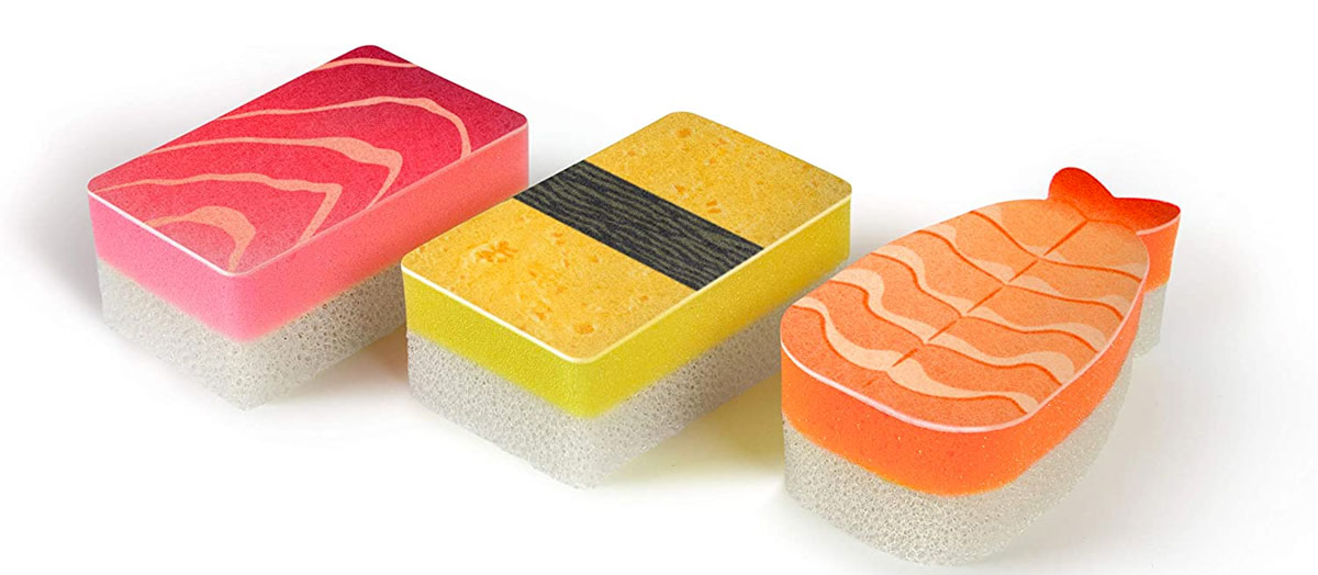 Freds Washabi Sushi Dish Sponges