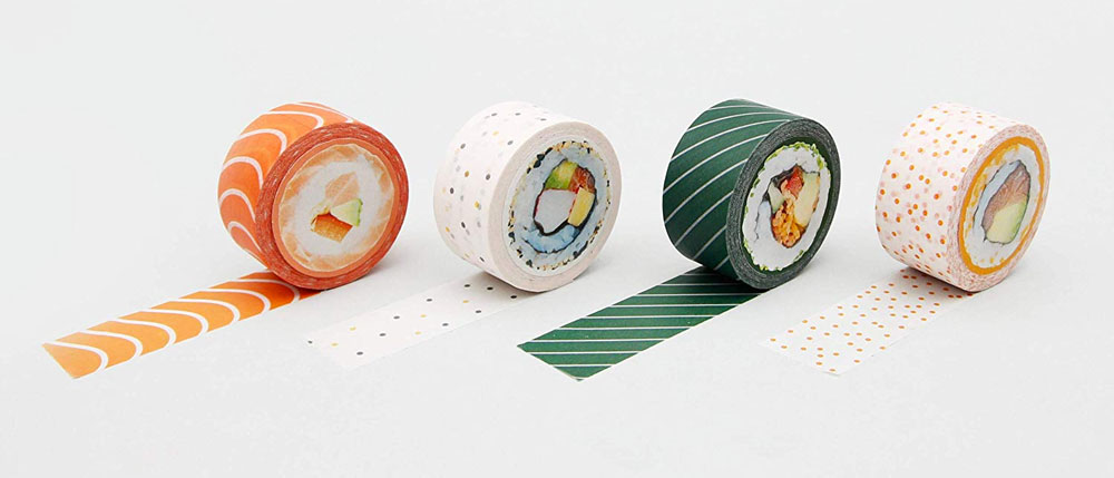 Sushi Tape Japanese Delicacies Adhesive Set