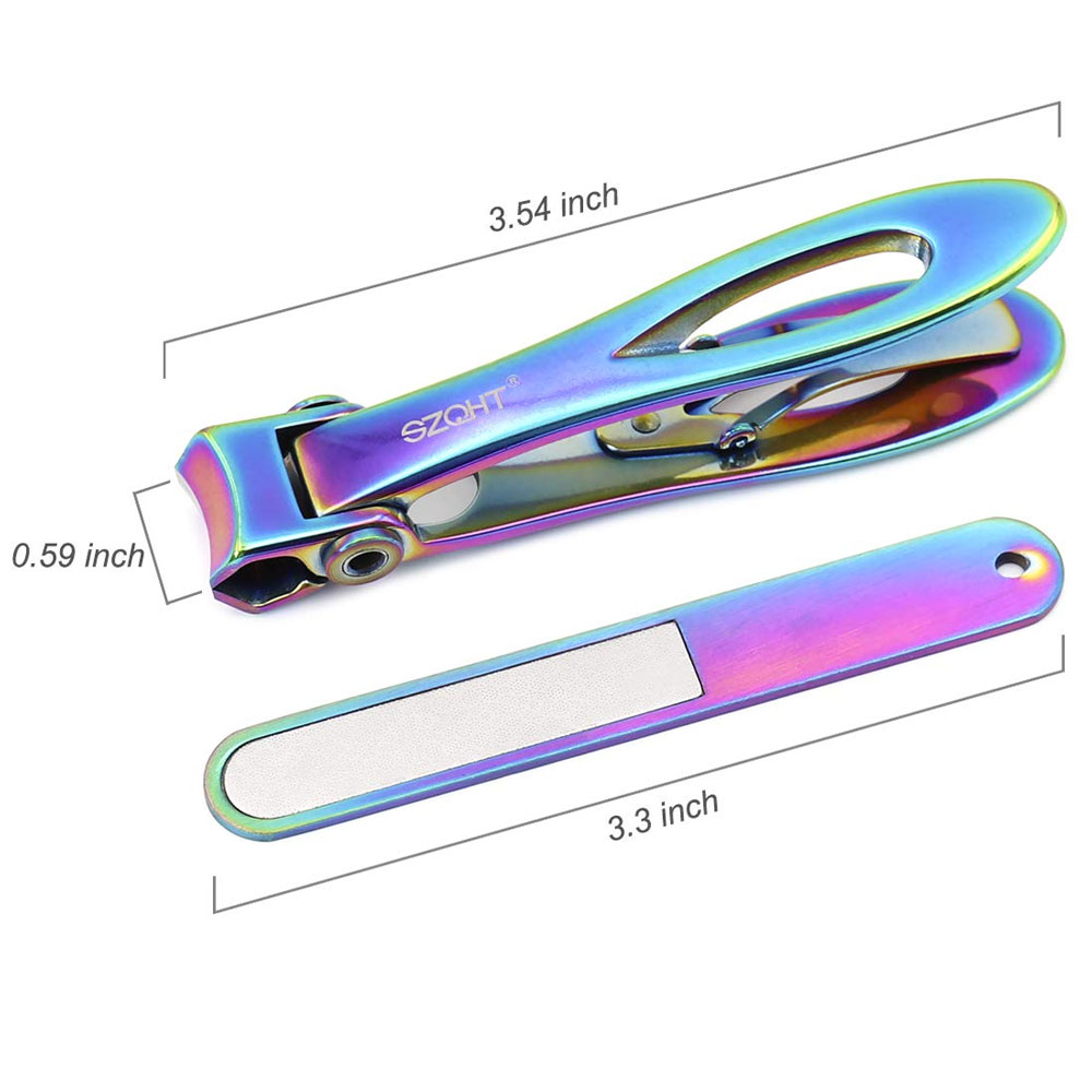 SZQHT Prismatic Wide Jaw Nail Clippers