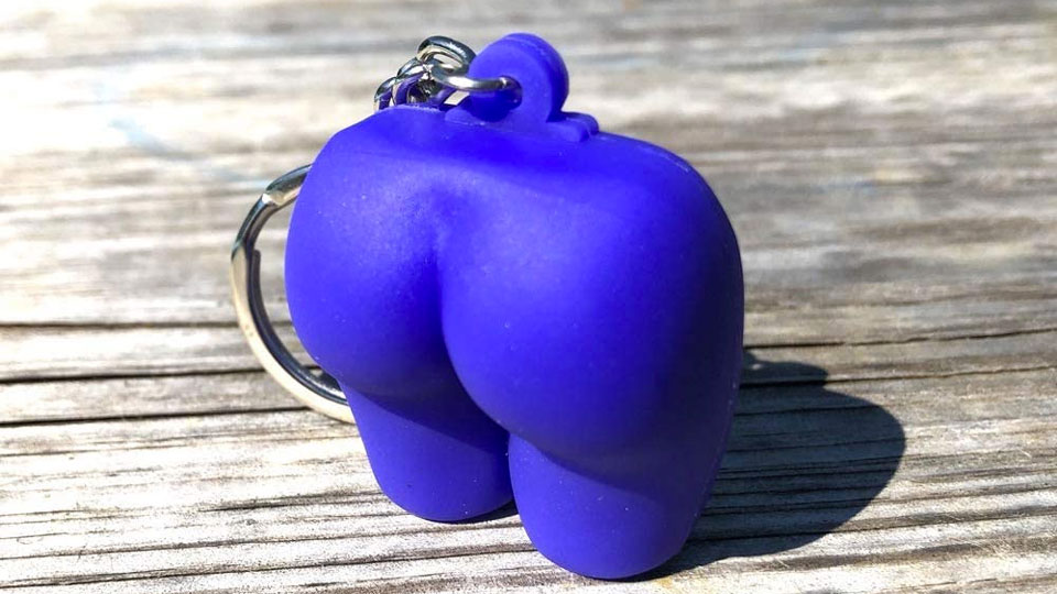 The Buttress Pillow Trio Butt Keychain