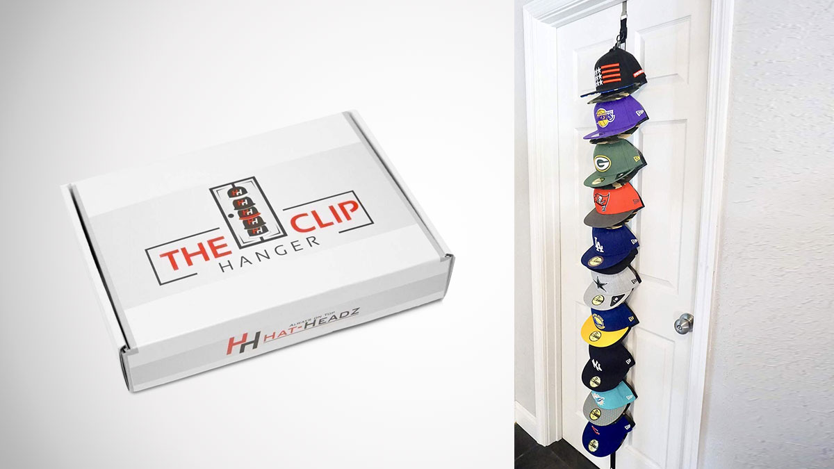 The HatHeadz Clip Hanger IV Cap Collectors Organizing Solution