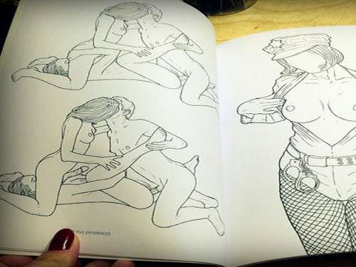 The Fetish Coloring Book Kinky Illustrations Galore