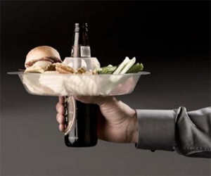 The Go Plate Beer Container Holder