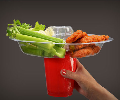 The Go Plate Beer Container Holder