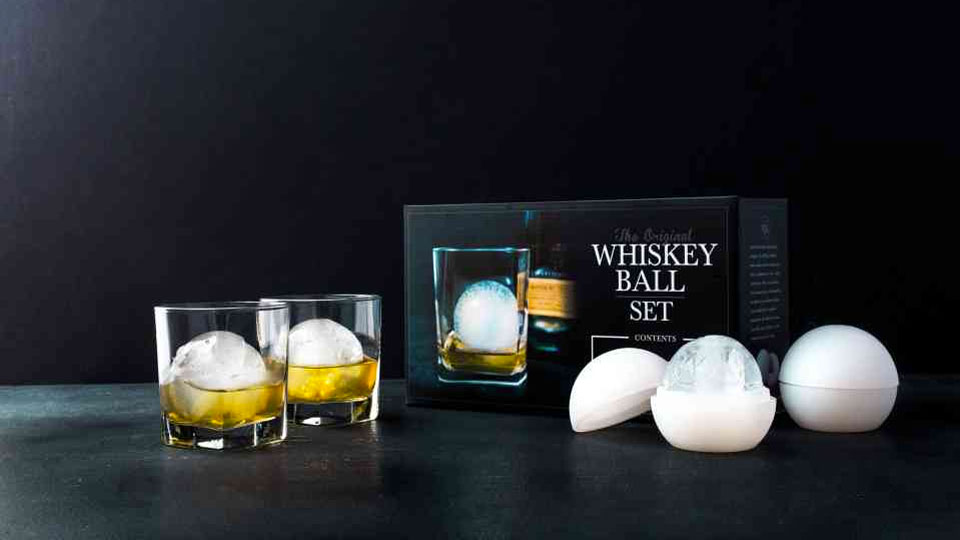 The Whiskey Ball Duo Ice Sphere Set