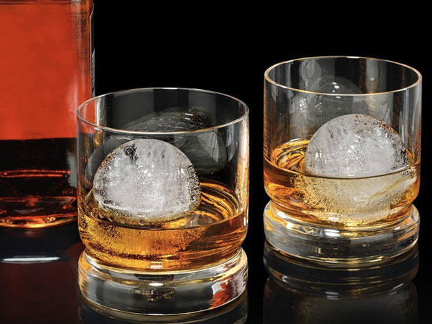 The Whiskey Ball Duo Ice Sphere Set