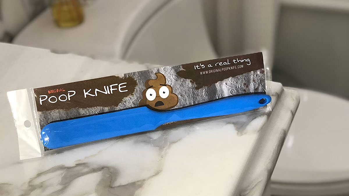 The Poop Knife Toilet Clog Preventing Tool