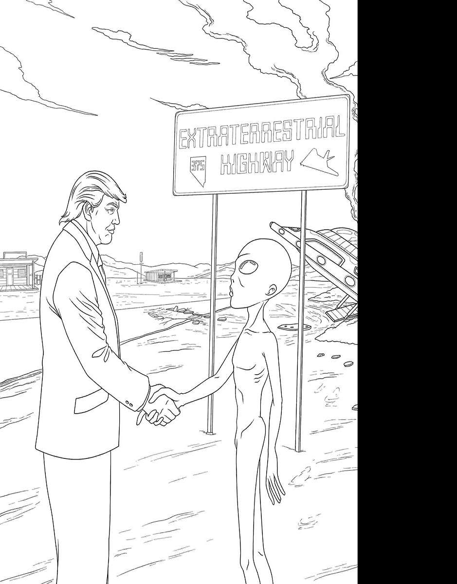 The Trump Coloring Book Authentic Portrayal in Colors