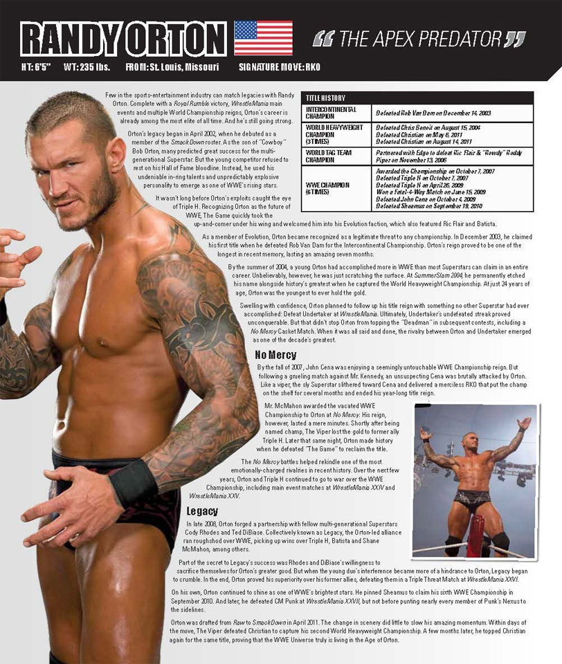 The WWE Encyclopedia Wrestling Legends Chronicle