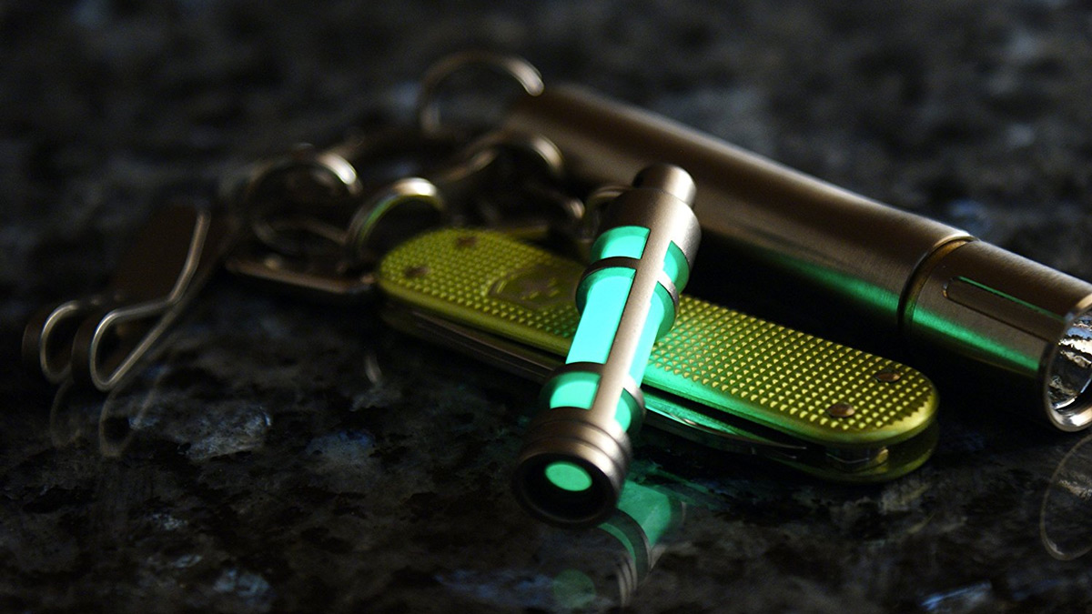 Titanium Embrite Radiant Keychain Fob