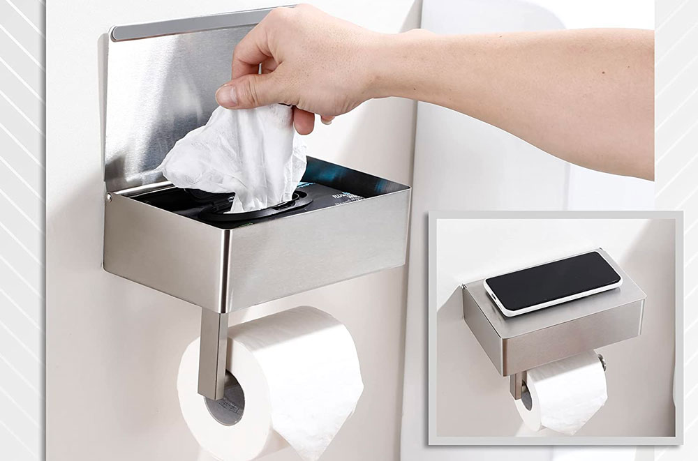 Dispenser of Wet Wipes Toilet Tissue