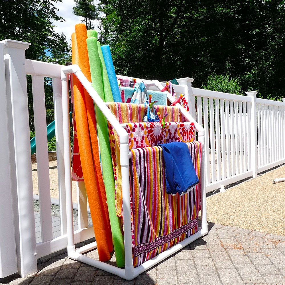 TowelMaid Outdoor Towel Pool Gear Organizer