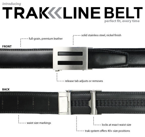 Trakline Precision Fit Leather Belt