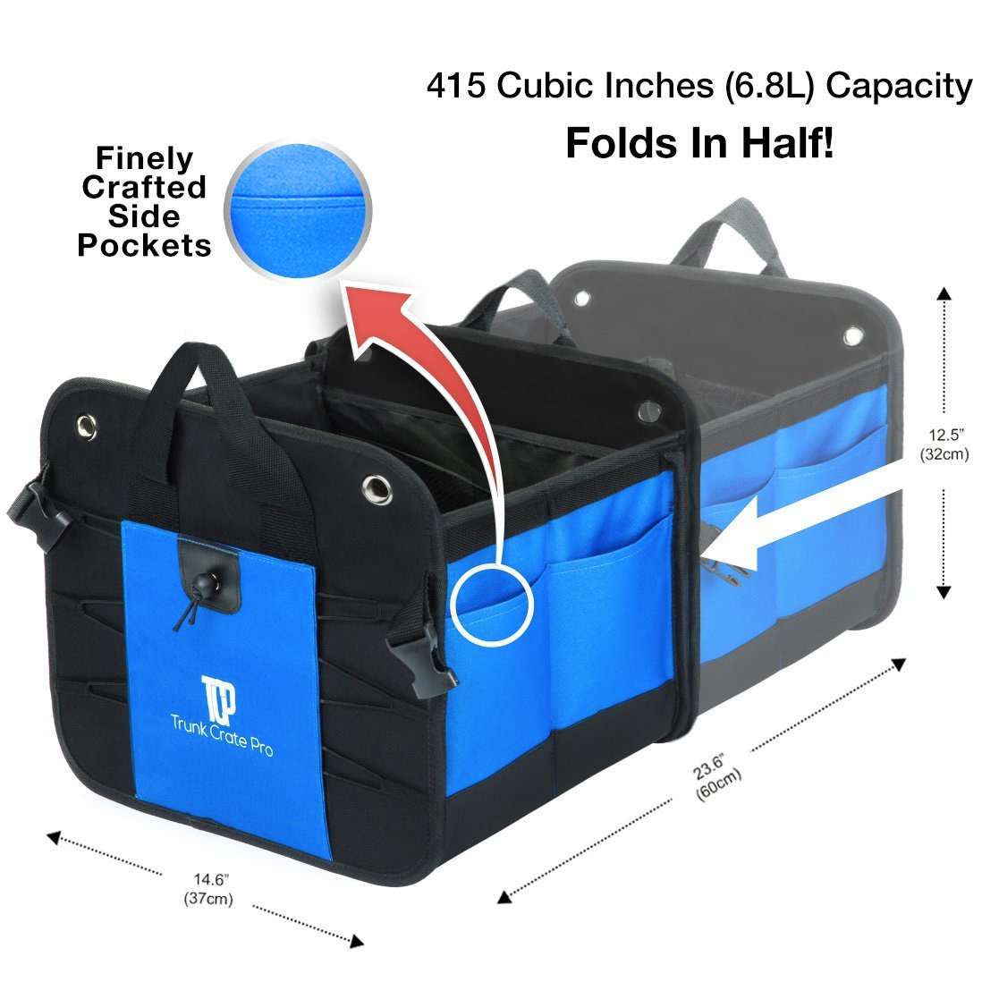 Collapsible Trunk Crate Pro Storage Organizer