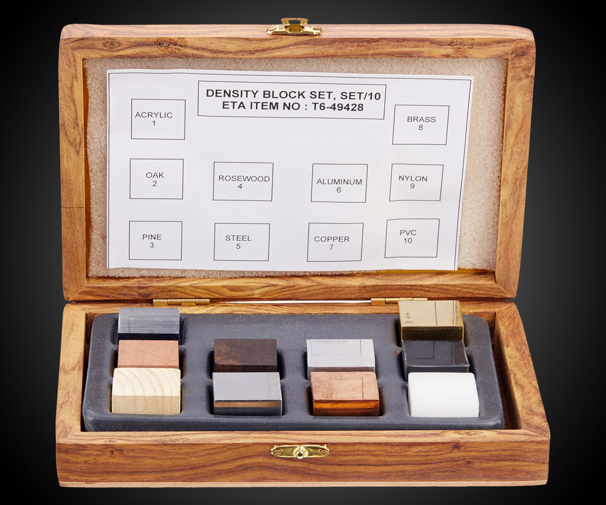 United Scientific Density Cube Collection