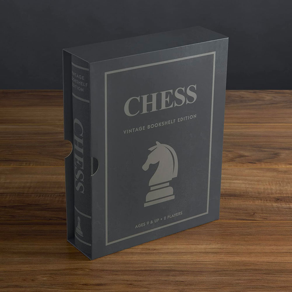 Vintage Bookshelf Classic Board Games