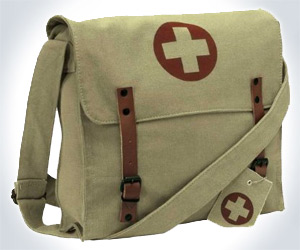 Medic Messenger Bag VintageInspired Carryall