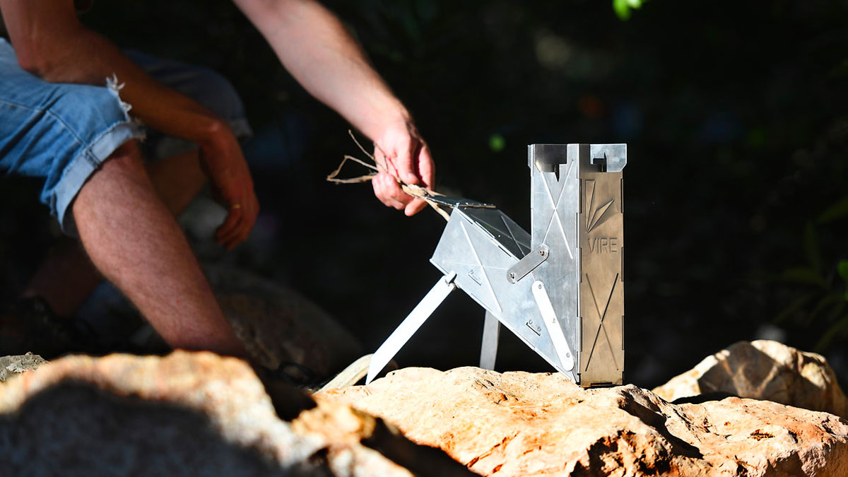 VIREstove Portable Stainless Rocket Stove