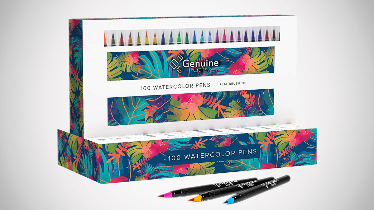 Genuine Crafts Watercolor Brush Pens Set