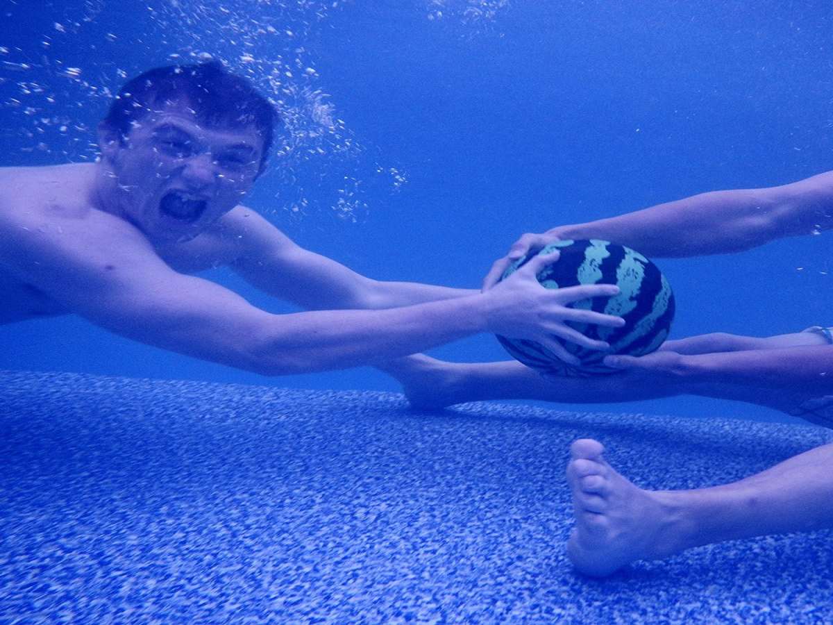 Watermelon Ball Aquatic Rugby Game