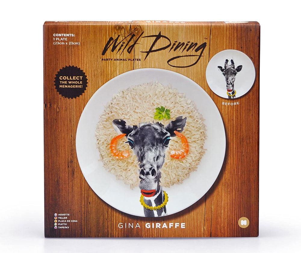 Wild Dining Ceramic Animal Plates