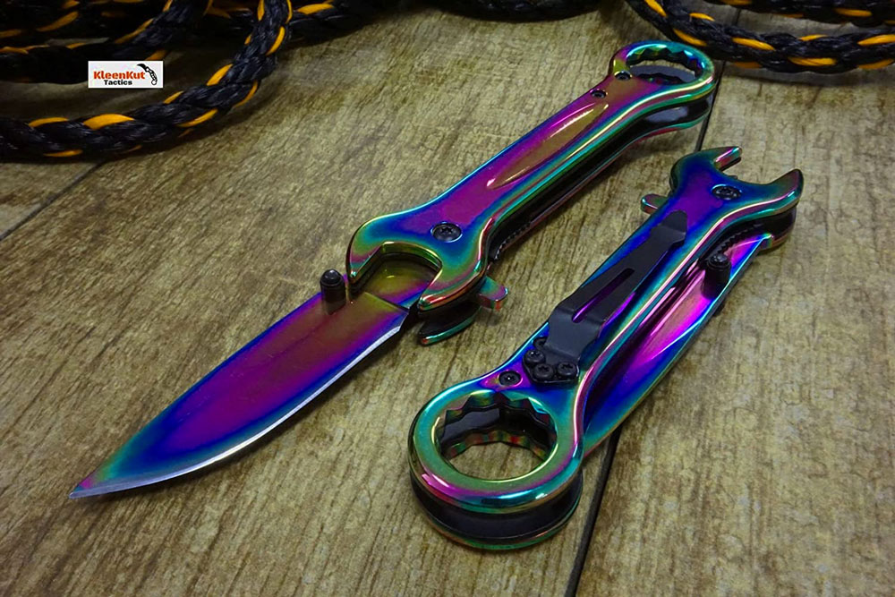 Wrench MultiTool in Rainbow Hues