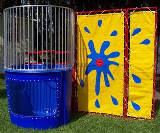 Backyard Dunk Tank Summer Carnival Fun