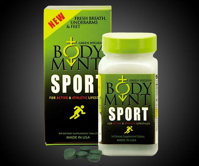 Body Mint Deodorant Tablets for Active Odor Control