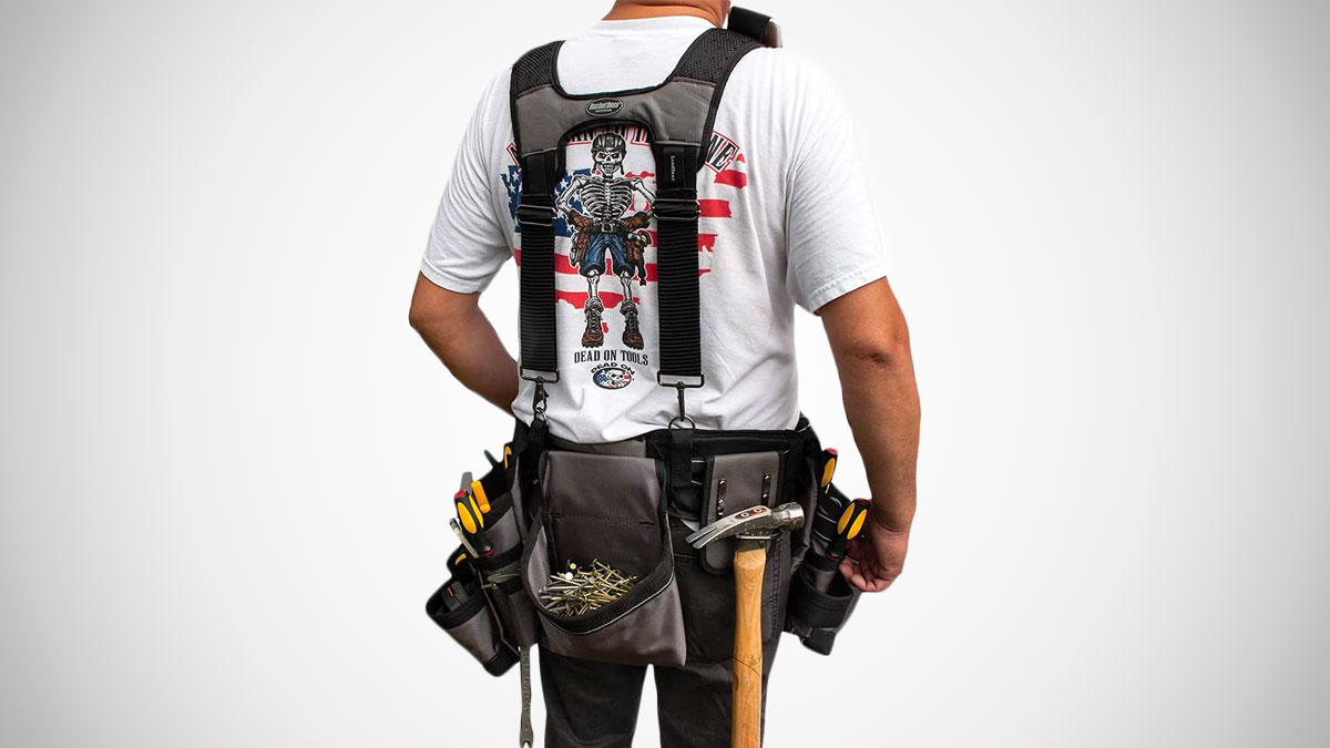 Bucket Boss Triple Pouch Tool Belt