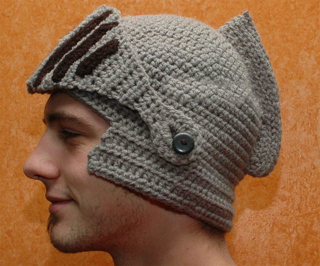 Forrests Knightly Crochet Headgear Set