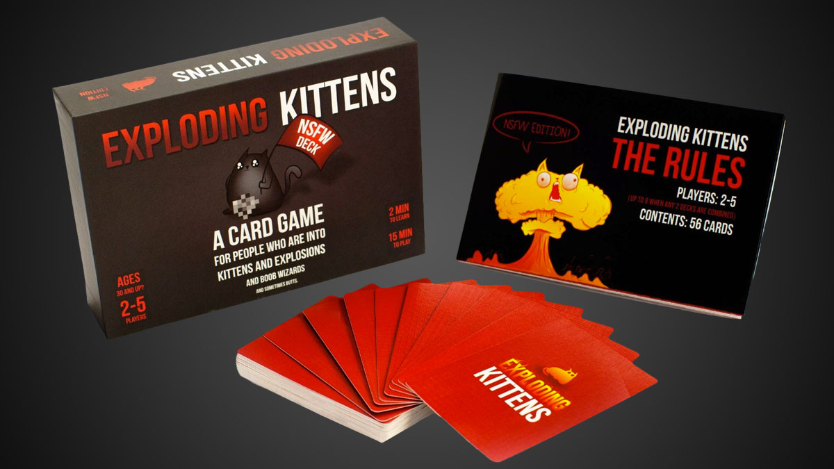 Exploding Kittens NSFW Vulgar Fun Game