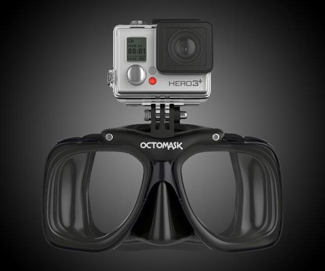 Octomask GoProCompatible HandsFree Scuba Mask