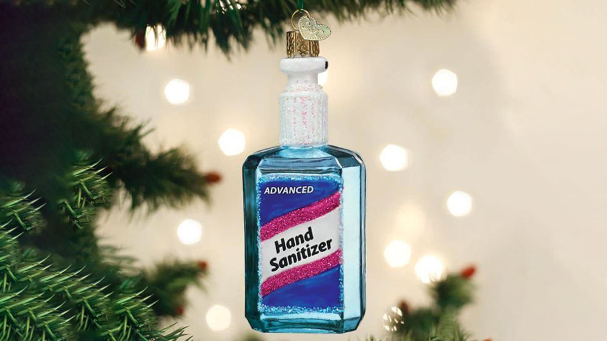 Old World Christmas Hand Sanitizer Ornament