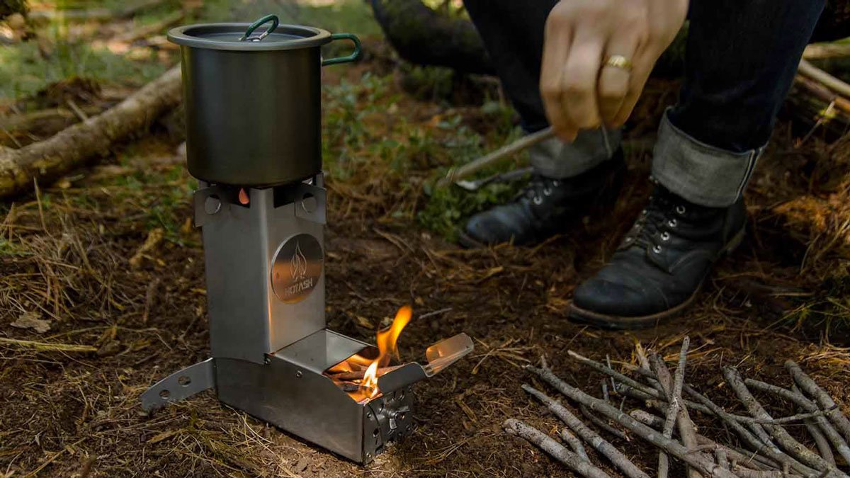 Hot Ash Stove Durable Steel Rocket