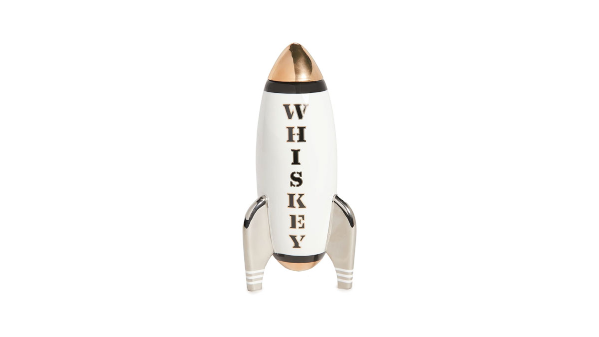 Jonathan Adler Whiskey Rocket Decanter Spirited Style Infusion