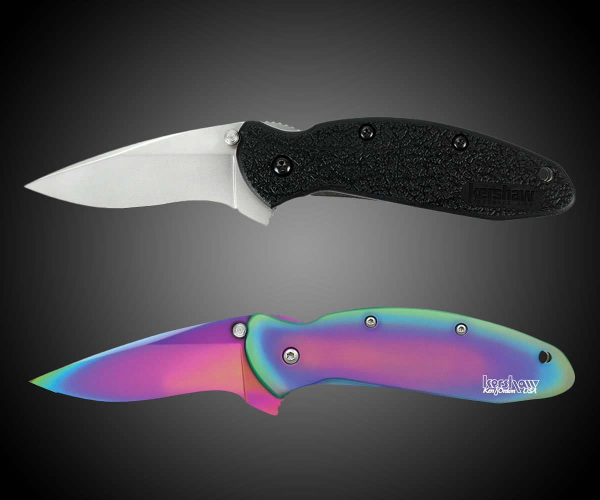 Kershaw Rainbow Scallion Blade Knife