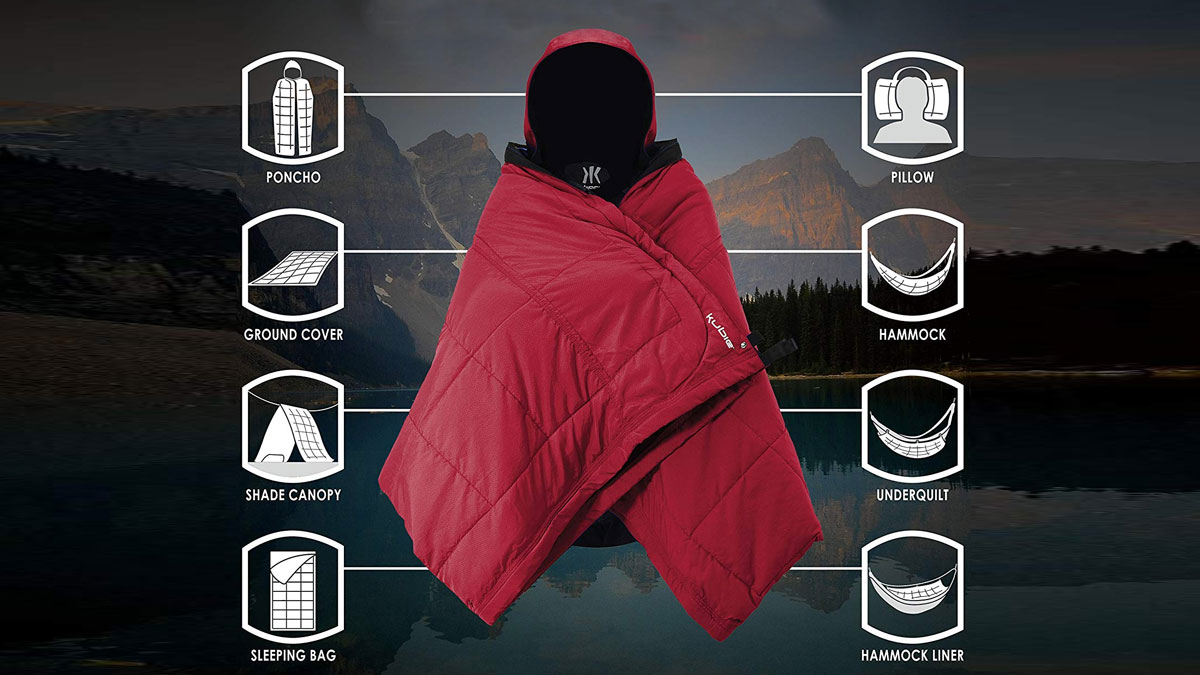 Kijaro Kubie Versatile Outdoor Adventure Blanket