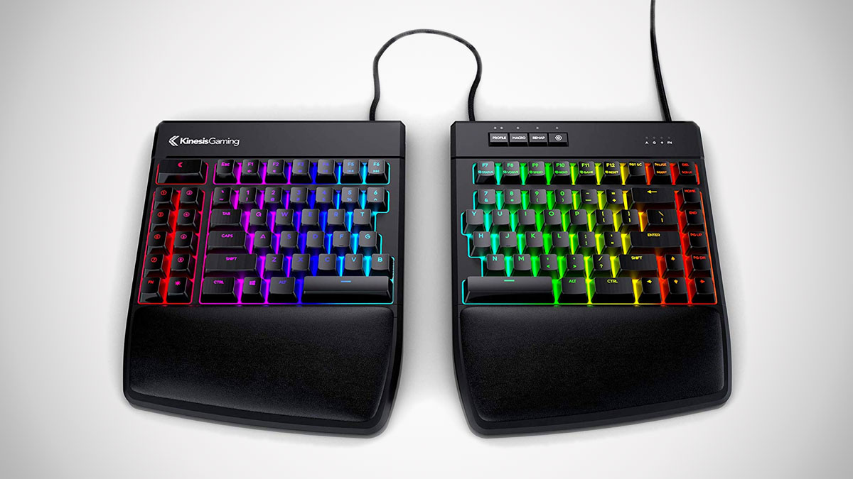 Kinesis Freestyle Edge RGB Ergonomic Gaming Keyboard