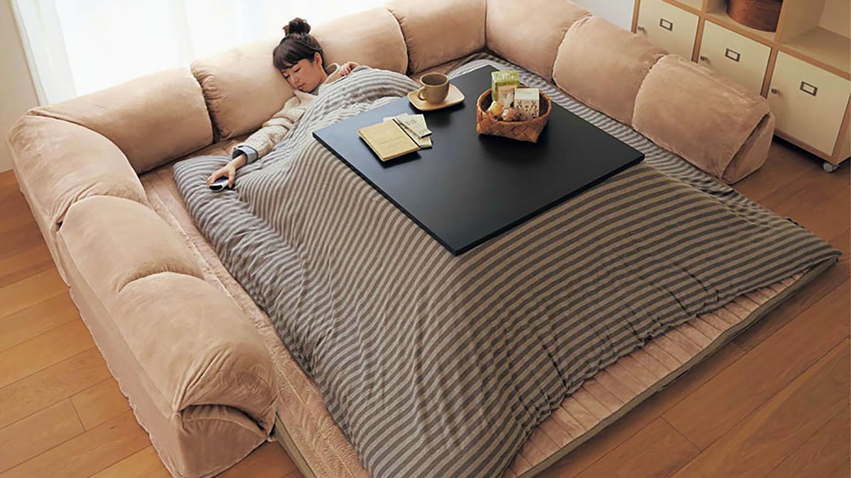 Wooden Kotatsu Heat Table