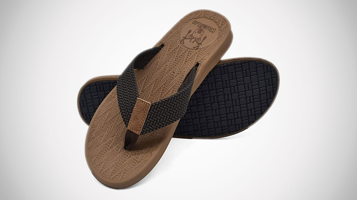 KuaiLu Cozy Knit Yoga Flops