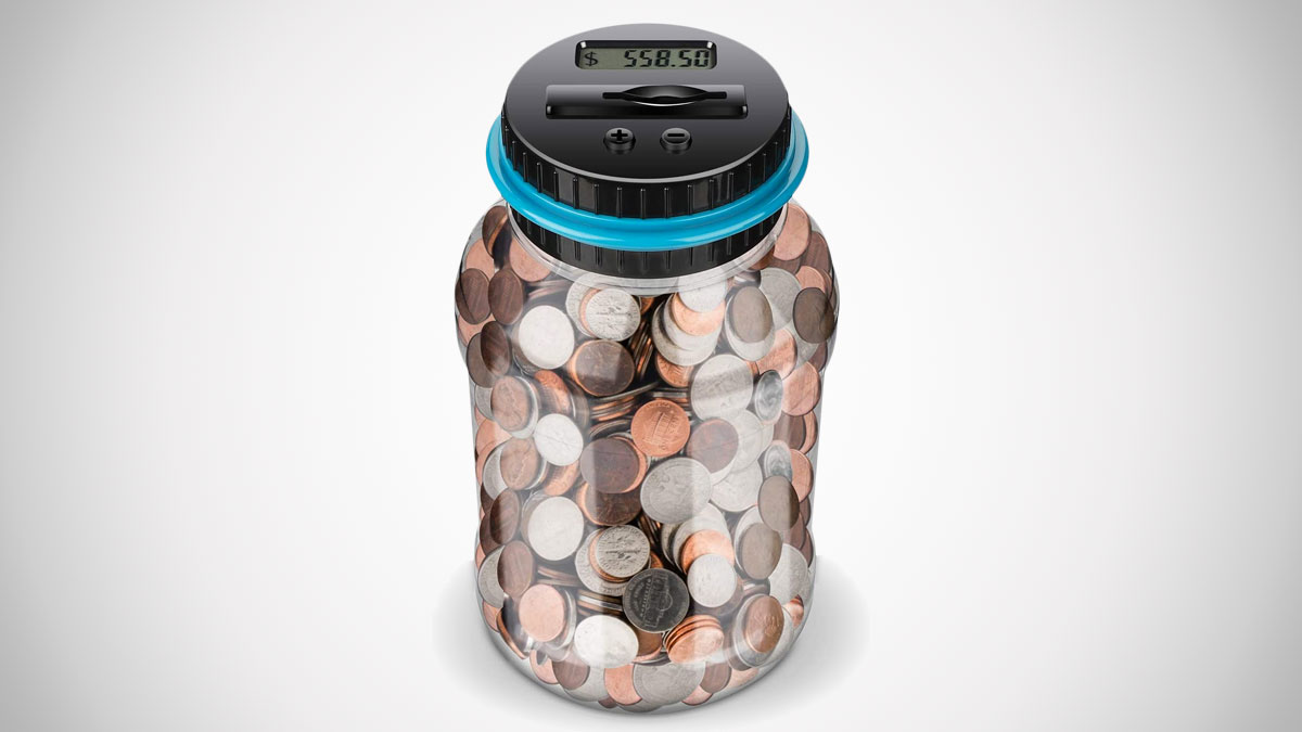 Lefree Digital Swear Jar with Money Counter